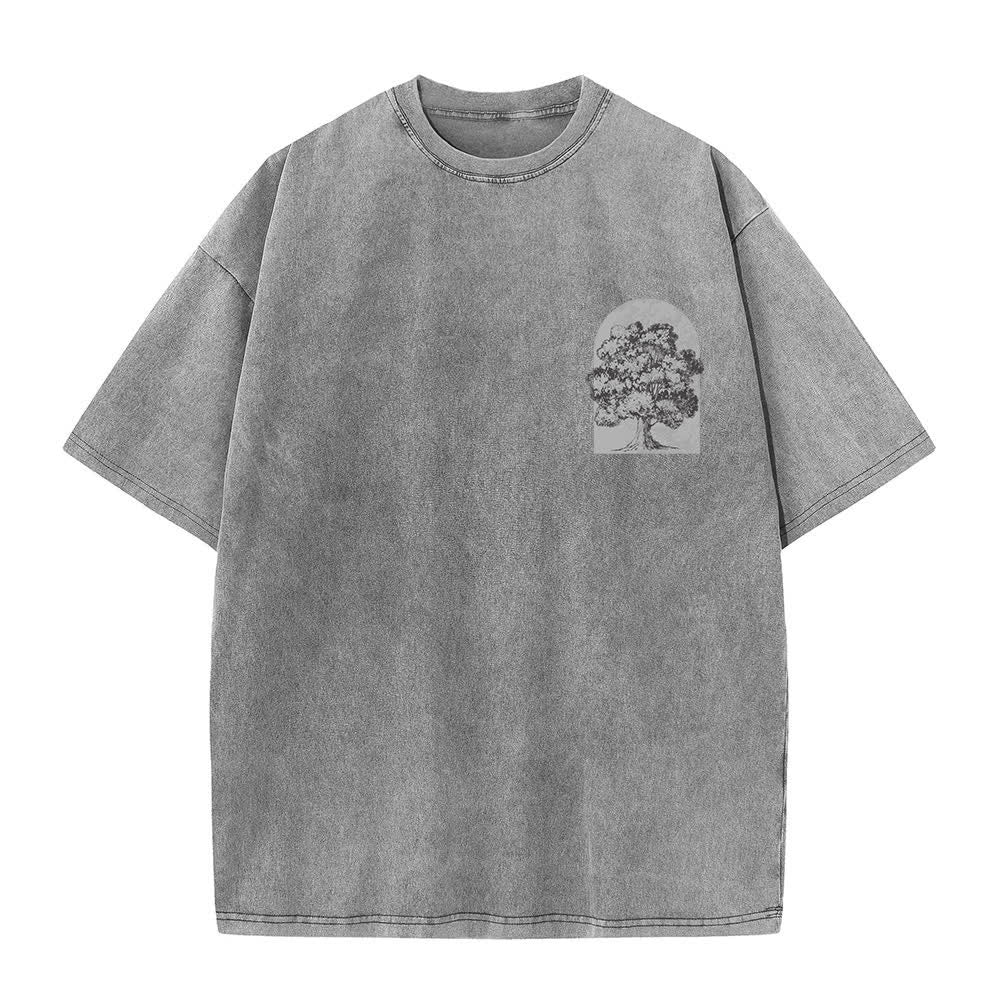 Christianartworkshop Camiseta extragrande lavada con estampado de árbol de Living Proof - image 11