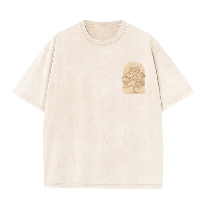 Christianartworkshop Camiseta extragrande lavada con estampado de árbol de Living Proof - image 5