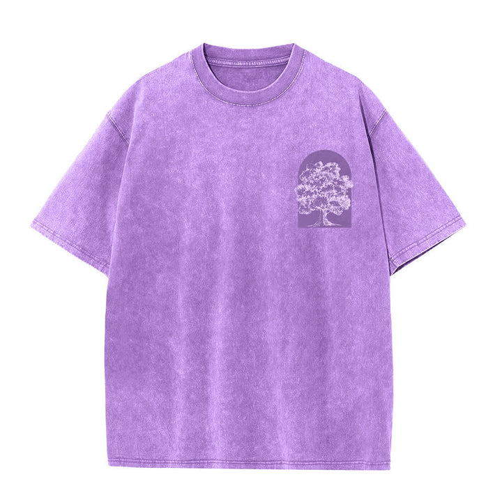 Christianartworkshop Camiseta extragrande lavada con estampado de árbol de Living Proof - image 23