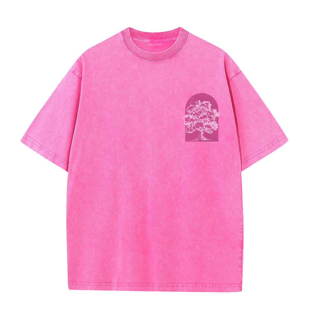 Christianartworkshop Camiseta extragrande lavada con estampado de árbol de Living Proof - image 26