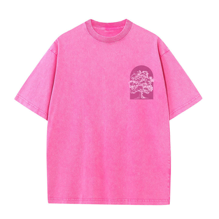 Christianartworkshop Camiseta extragrande lavada con estampado de árbol de Living Proof - image 26