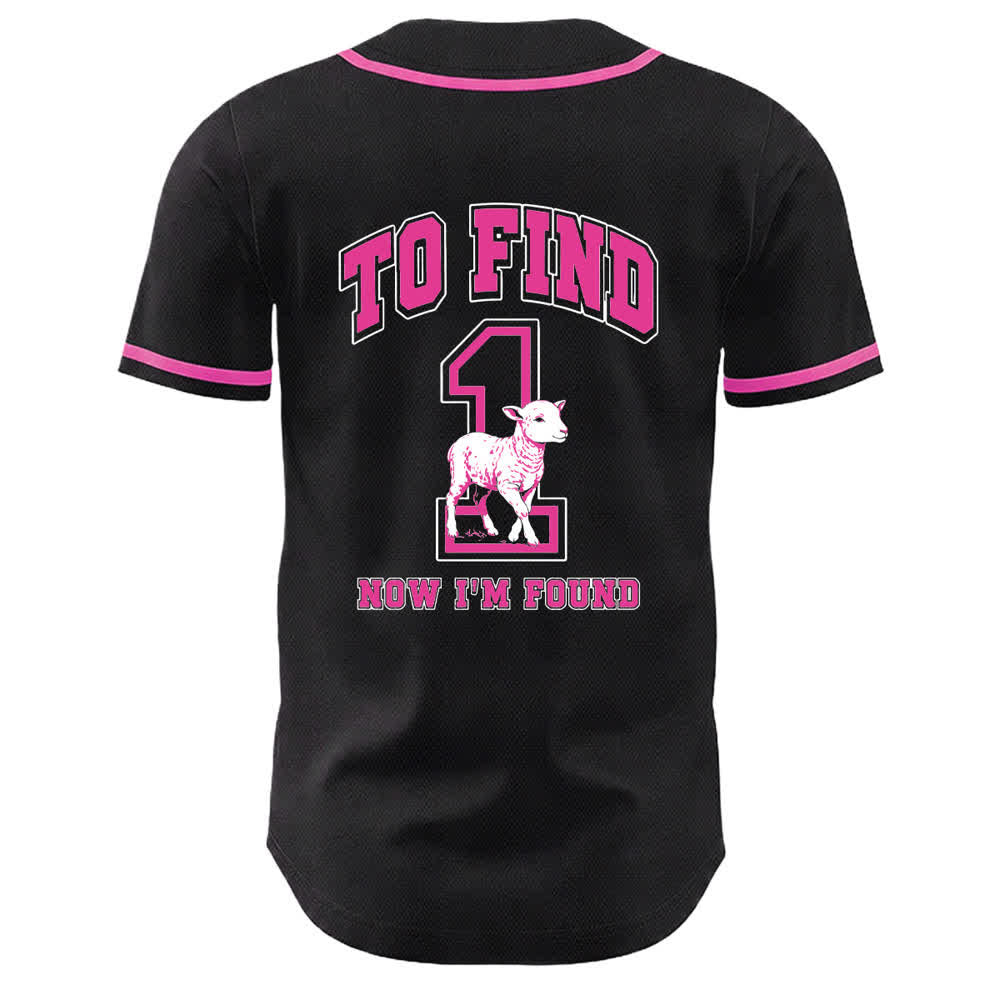 Christianartworkshop Lucas 15:10 Se encontró una camiseta de béisbol de malla de oveja - image 22
