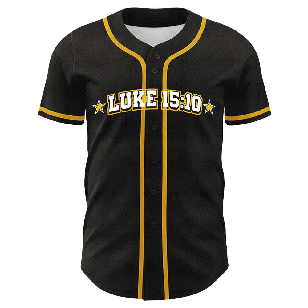 Christianartworkshop Lucas 15:10 Se encontró una camiseta de béisbol de malla de oveja - image 26