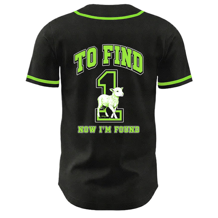 Christianartworkshop Lucas 15:10 Se encontró una camiseta de béisbol de malla de oveja - image 7