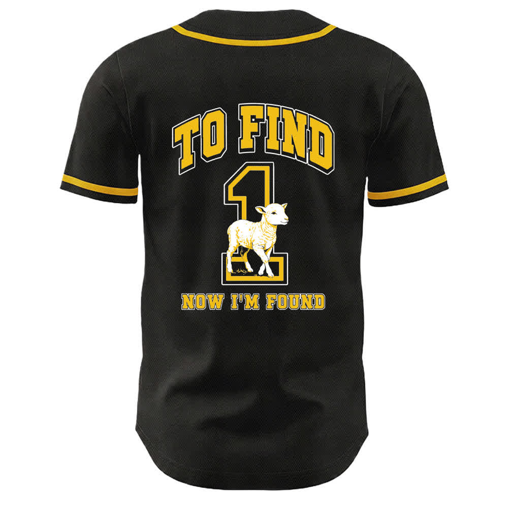 Christianartworkshop Lucas 15:10 Se encontró una camiseta de béisbol de malla de oveja - image 25