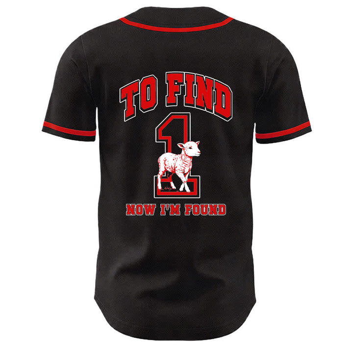 Christianartworkshop Lucas 15:10 Se encontró una camiseta de béisbol de malla de oveja - image 13