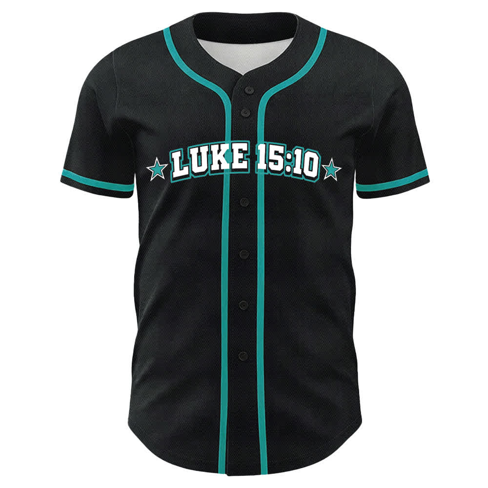Christianartworkshop Lucas 15:10 Se encontró una camiseta de béisbol de malla de oveja - image 11
