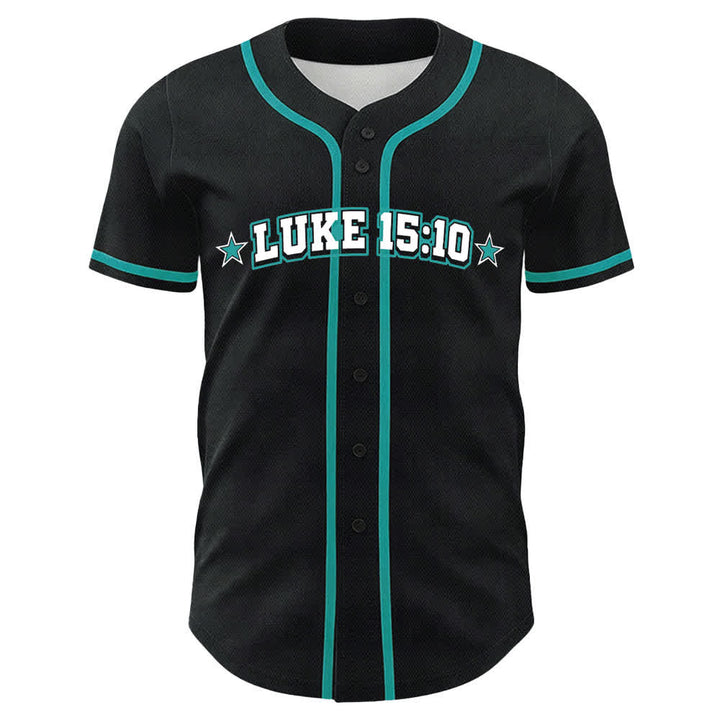 Christianartworkshop Lucas 15:10 Se encontró una camiseta de béisbol de malla de oveja - image 11