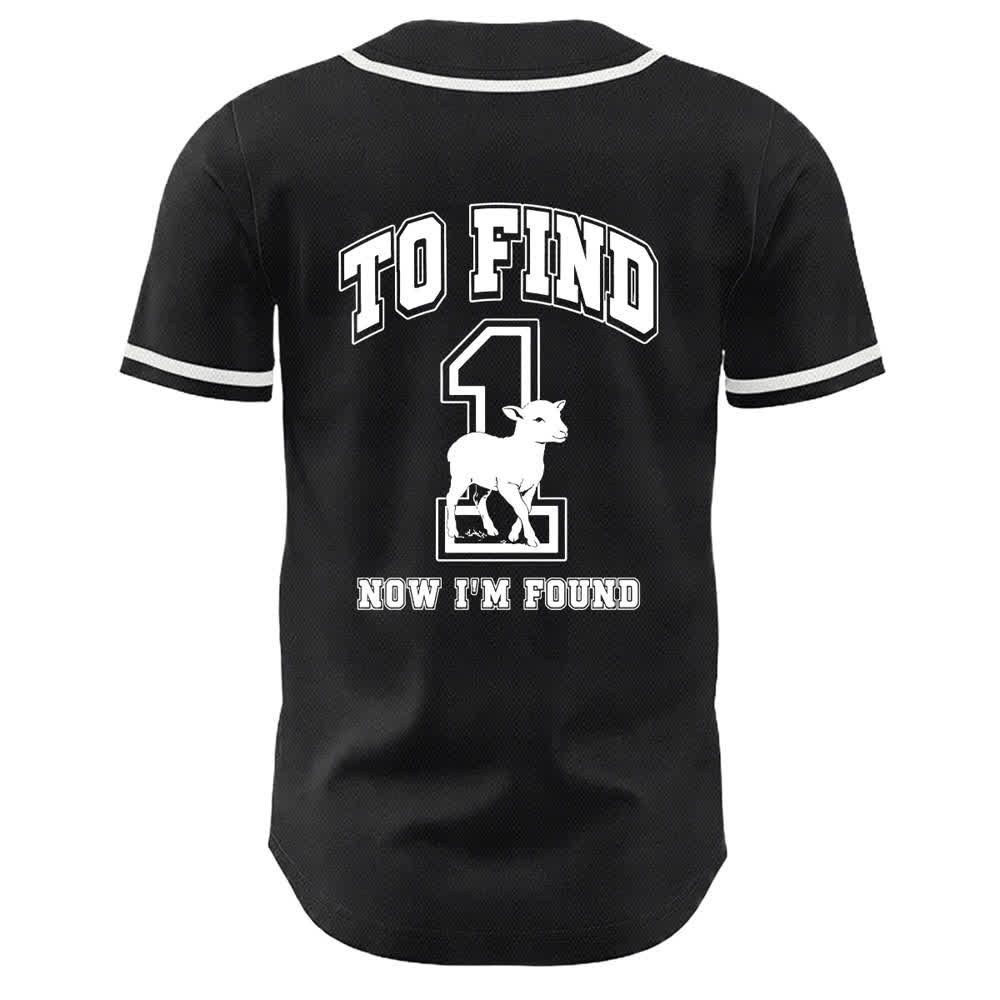 Christianartworkshop Lucas 15:10 Se encontró una camiseta de béisbol de malla de oveja - image 4