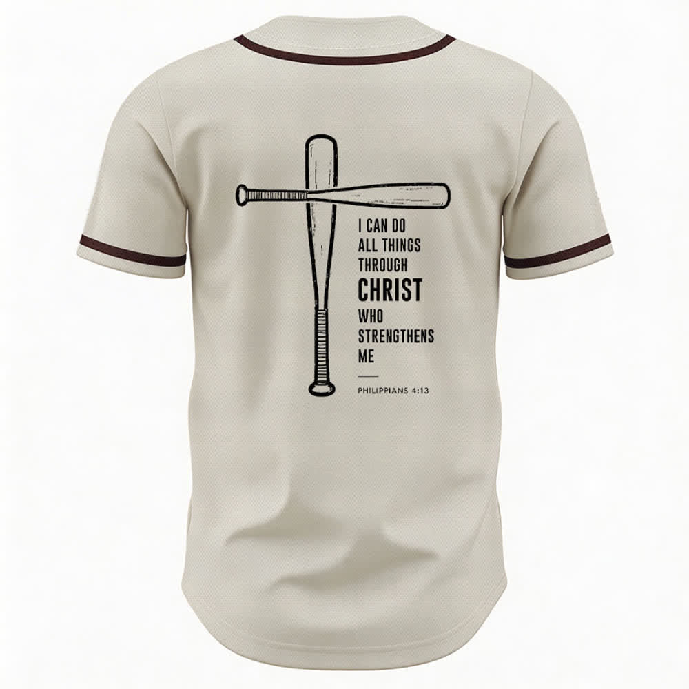 Christianartworkshop Camiseta de béisbol negra con espalda de malla y diseño de verso - image 29