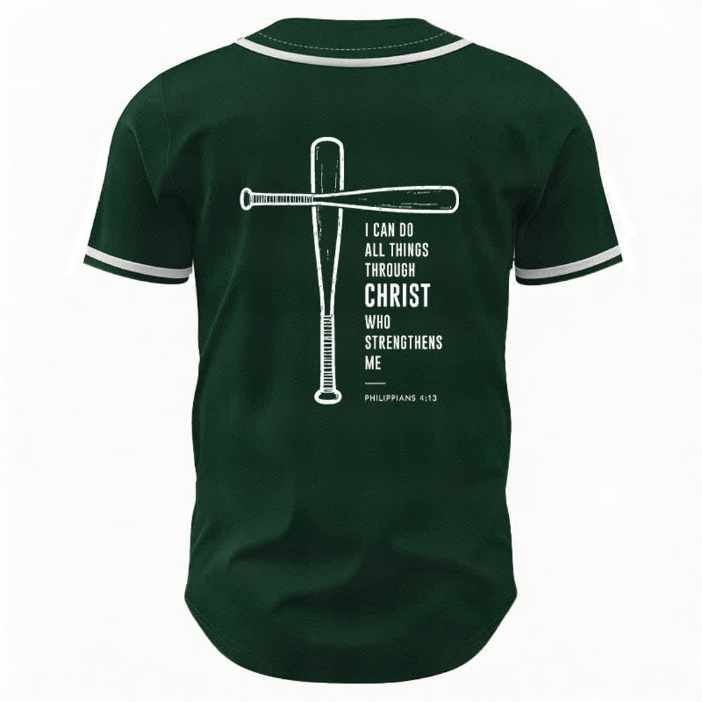 Christianartworkshop Camiseta de béisbol negra con espalda de malla y diseño de verso - image 22