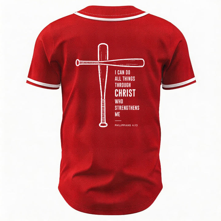 Christianartworkshop Camiseta de béisbol negra con espalda de malla y diseño de verso - image 43