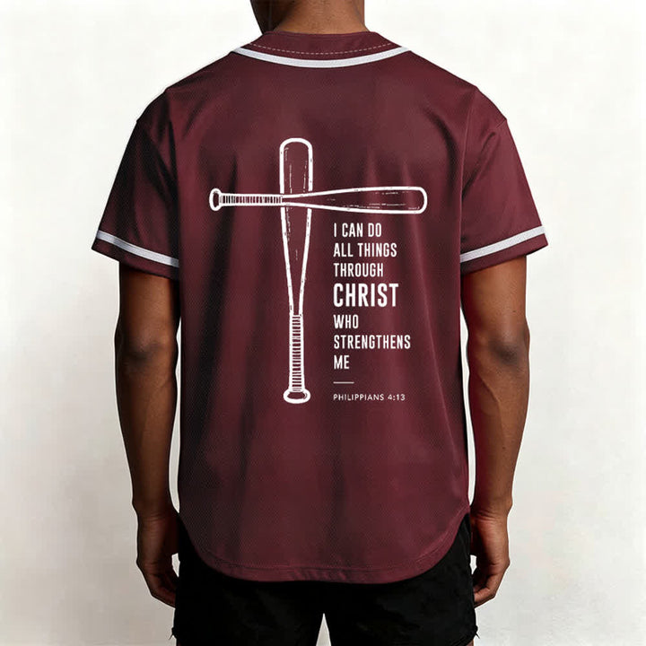 Christianartworkshop Camiseta de béisbol negra con espalda de malla y diseño de verso - image 19