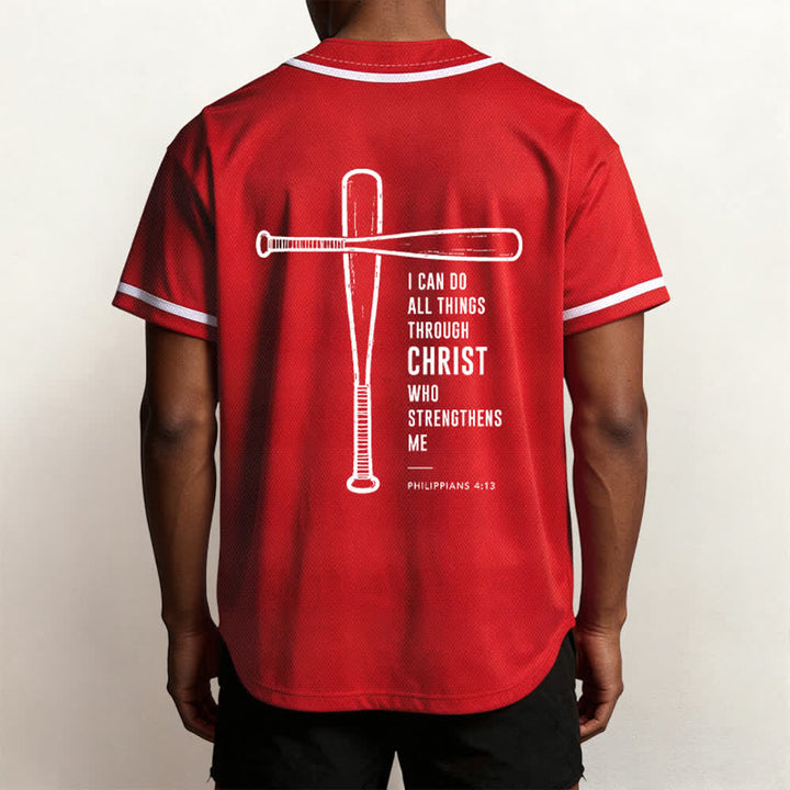 Christianartworkshop Camiseta de béisbol negra con espalda de malla y diseño de verso - image 47