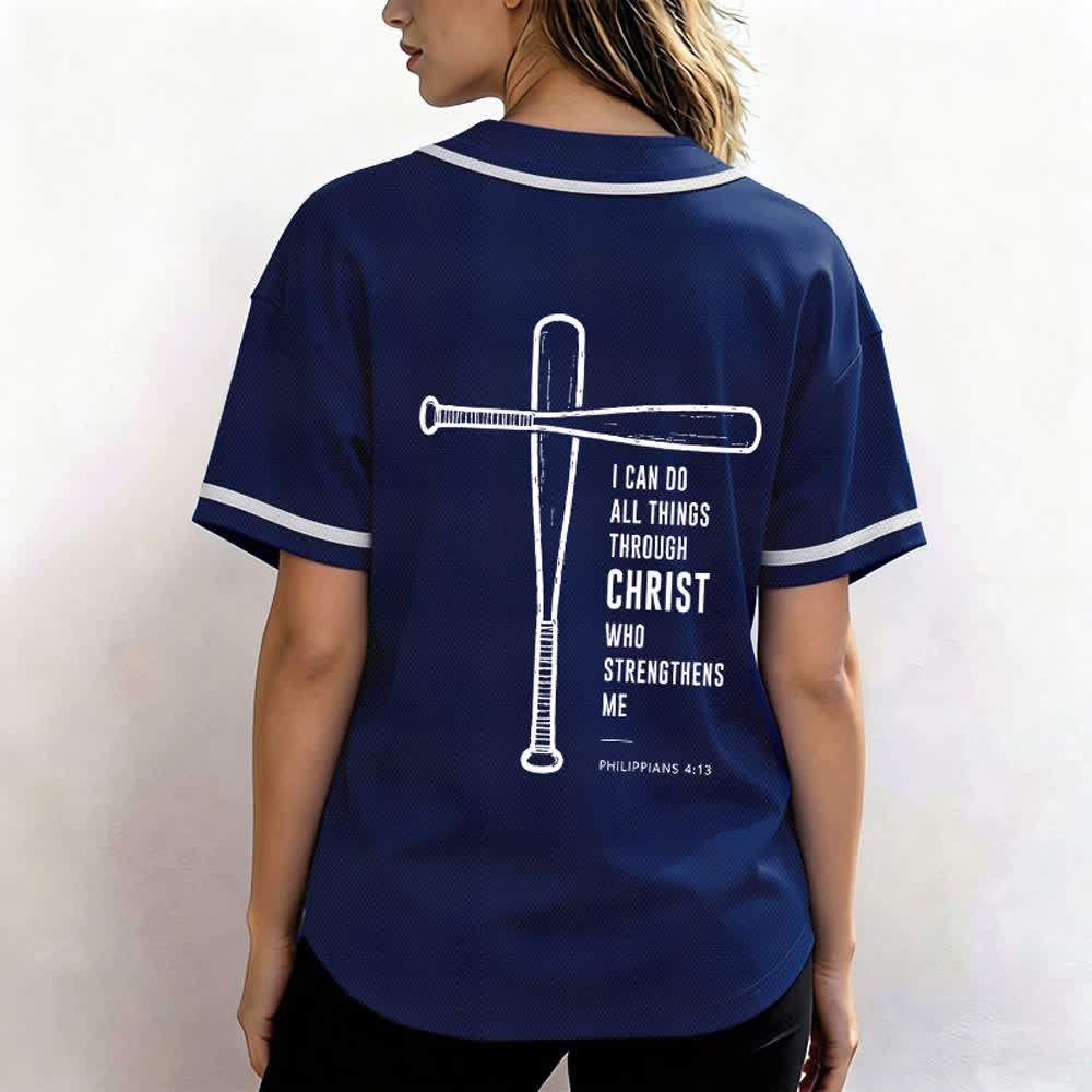 Christianartworkshop Camiseta de béisbol negra con espalda de malla y diseño de verso - image 38
