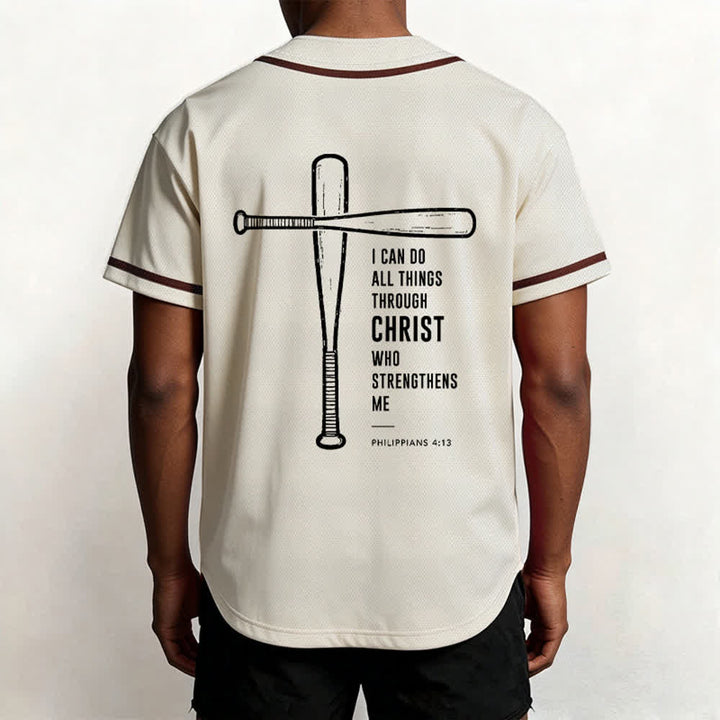 Christianartworkshop Camiseta de béisbol negra con espalda de malla y diseño de verso - image 33