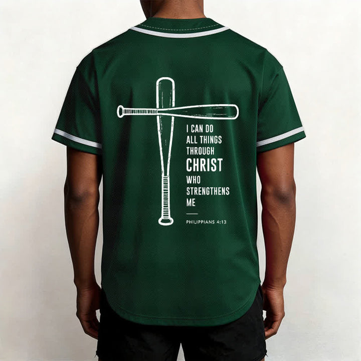 Christianartworkshop Camiseta de béisbol negra con espalda de malla y diseño de verso - image 26