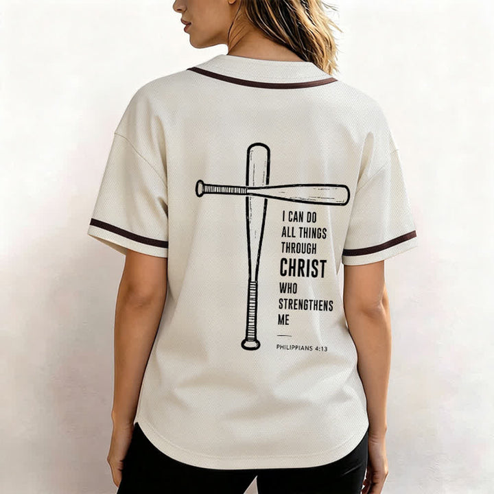 Christianartworkshop Camiseta de béisbol negra con espalda de malla y diseño de verso - image 31