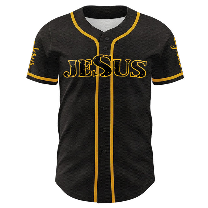 Camiseta de béisbol con la cruz de Jesús, clavos y corona de espinas de Christianartworkshop - image 2