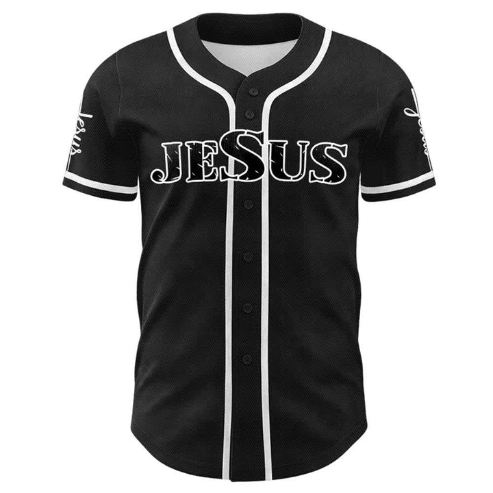 Camiseta de béisbol con la cruz de Jesús, clavos y corona de espinas de Christianartworkshop - image 9