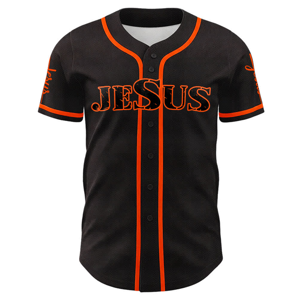Camiseta de béisbol con la cruz de Jesús, clavos y corona de espinas de Christianartworkshop - image 15