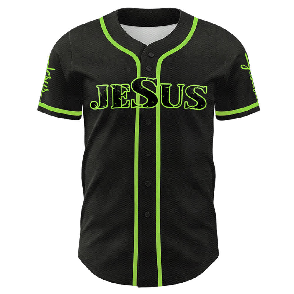 Camiseta de béisbol con la cruz de Jesús, clavos y corona de espinas de Christianartworkshop - image 27