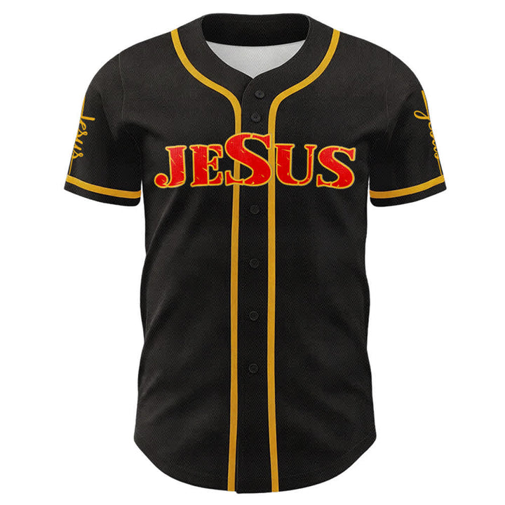 Camiseta de béisbol con la cruz de Jesús, clavos y corona de espinas de Christianartworkshop - image 33
