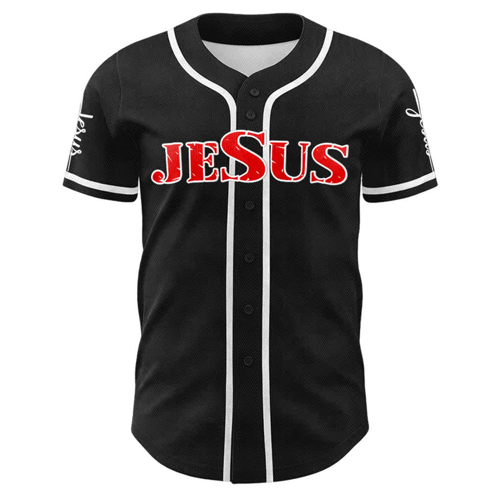 Camiseta de béisbol con la cruz de Jesús, clavos y corona de espinas de Christianartworkshop - image 40