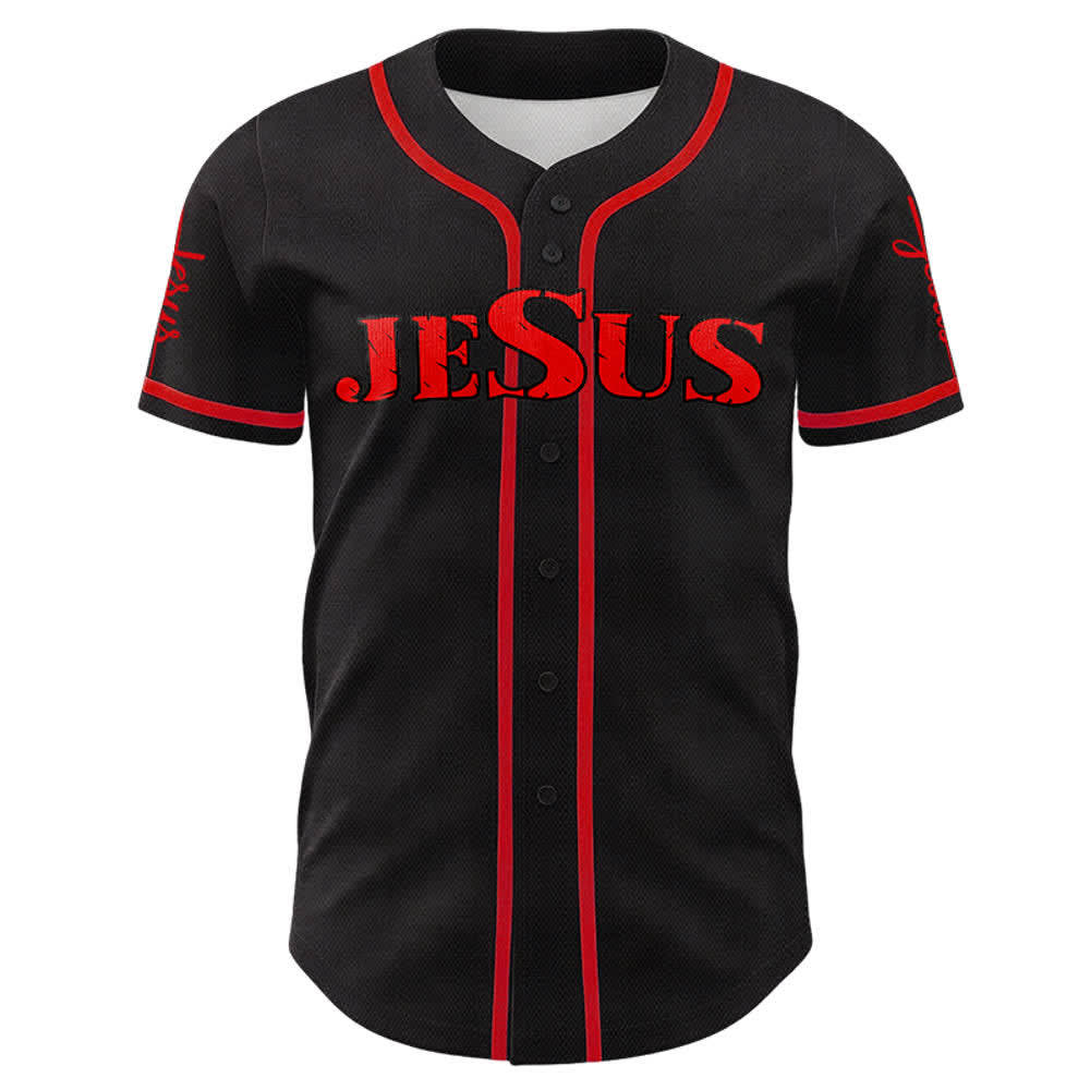 Christianartworkshop Camiseta de béisbol con la cruz de Jesús, clavos y corona de espinas - image 43