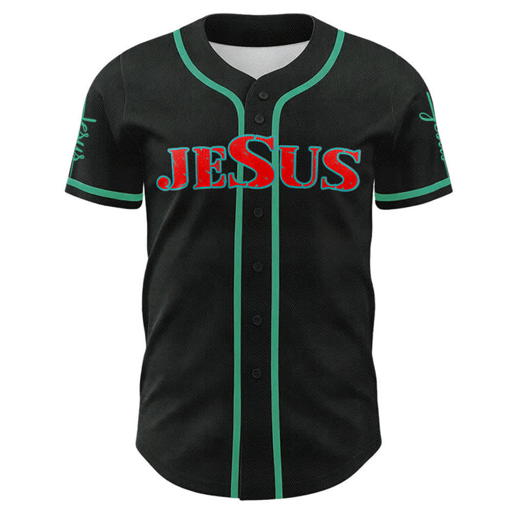 Camiseta de béisbol con la cruz de Jesús, clavos y corona de espinas de Christianartworkshop - image 49