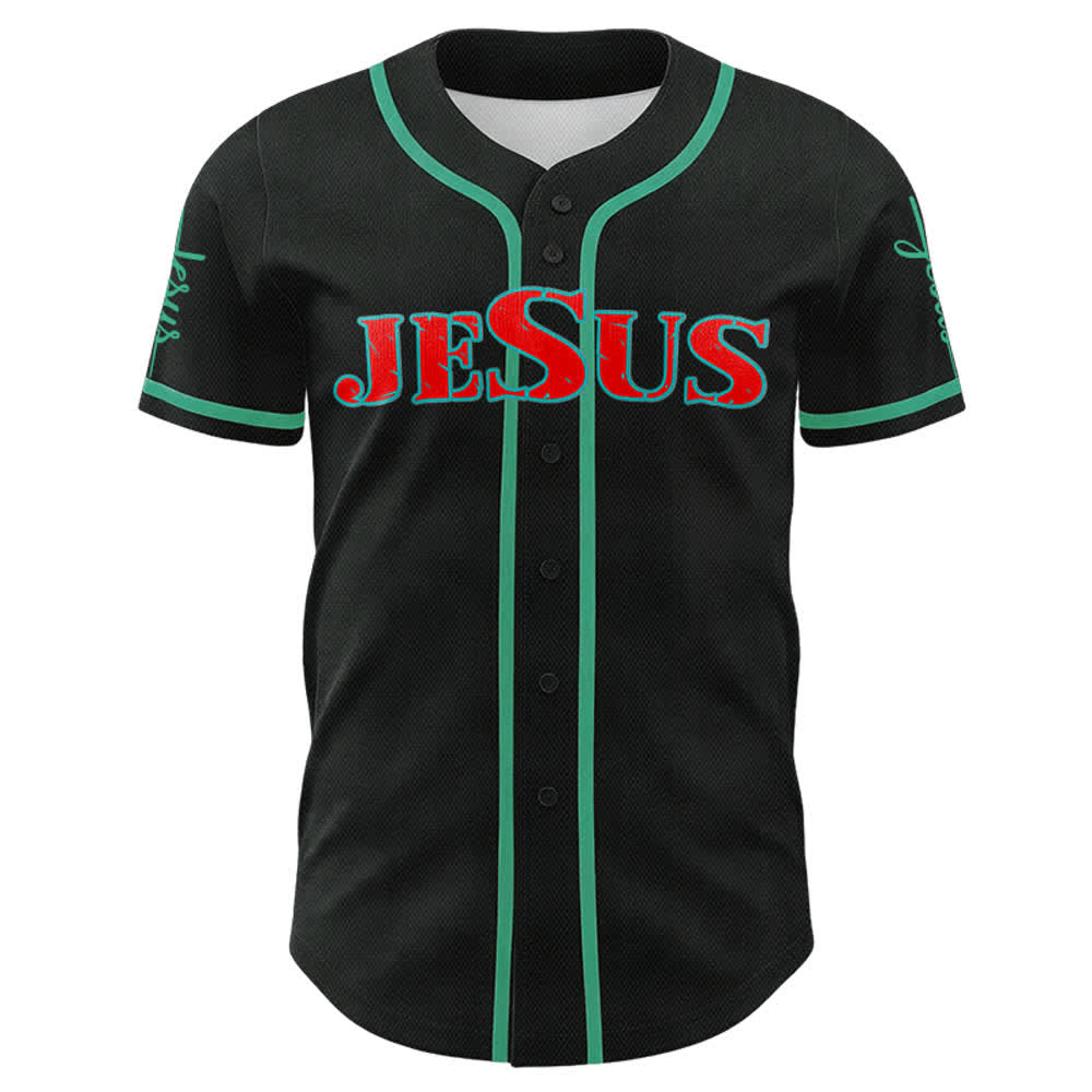 Christianartworkshop Camiseta de béisbol con la cruz de Jesús, clavos y corona de espinas - image 49