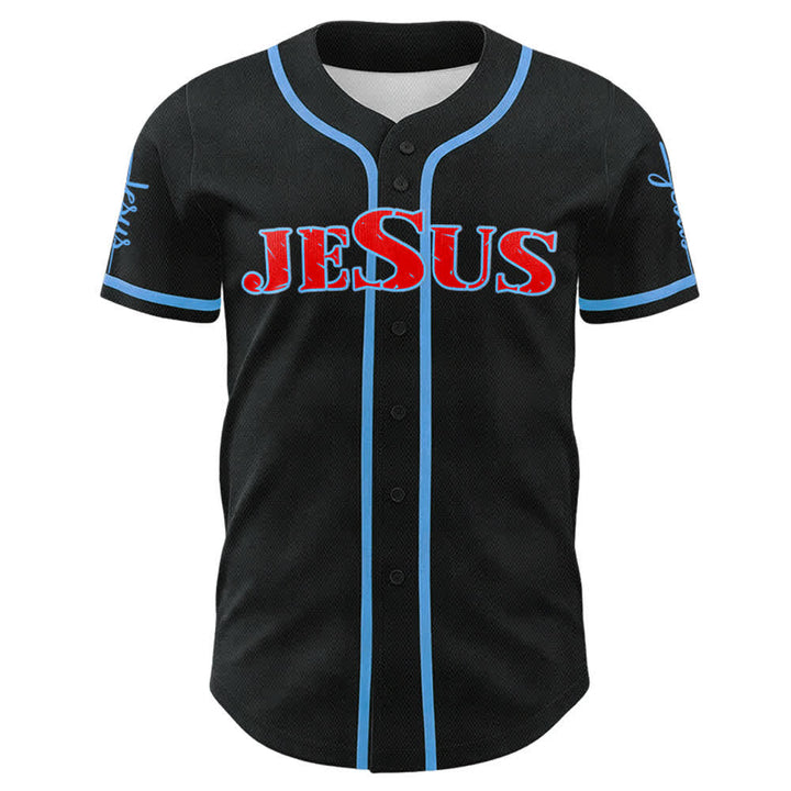 Camiseta de béisbol con la cruz de Jesús, clavos y corona de espinas de Christianartworkshop - image 52