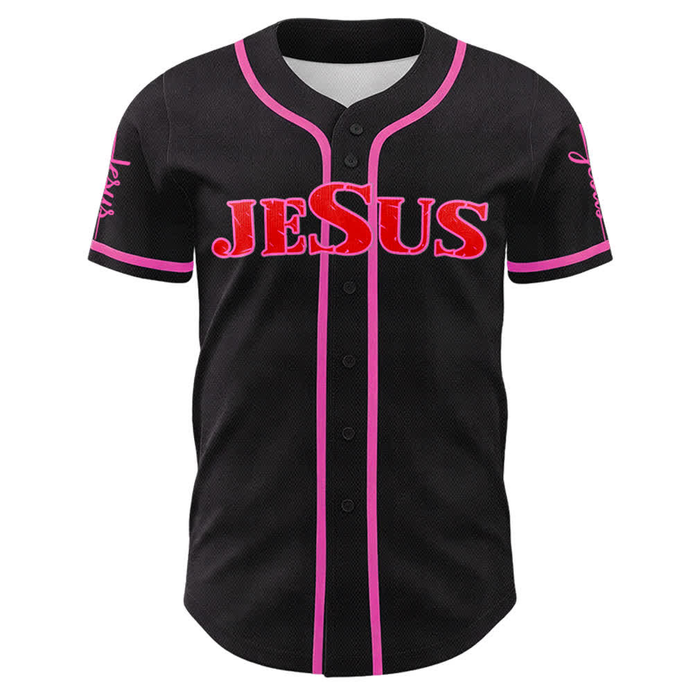 Christianartworkshop Camiseta de béisbol con la cruz de Jesús, clavos y corona de espinas - image 55