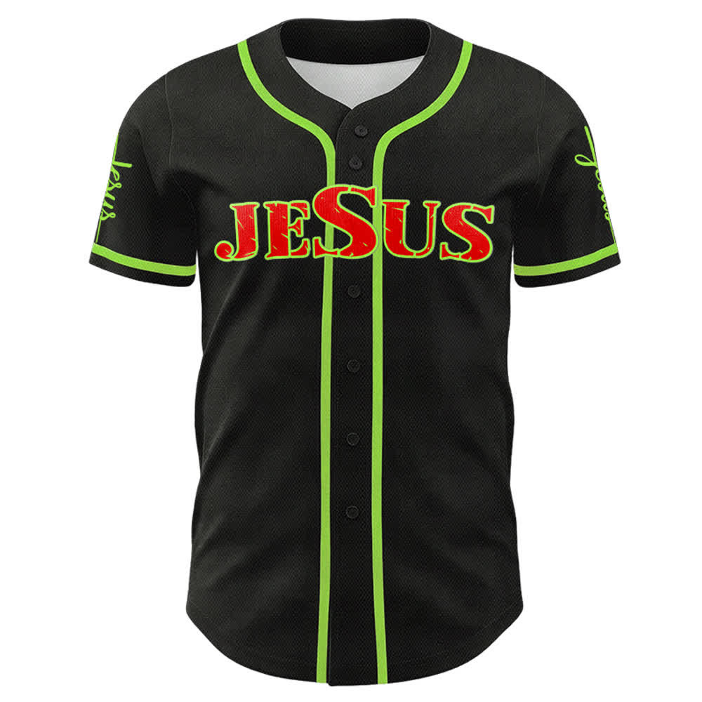 Camiseta de béisbol con la cruz de Jesús, clavos y corona de espinas de Christianartworkshop - image 58