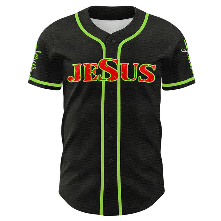 Camiseta de béisbol con la cruz de Jesús, clavos y corona de espinas de Christianartworkshop - image 58
