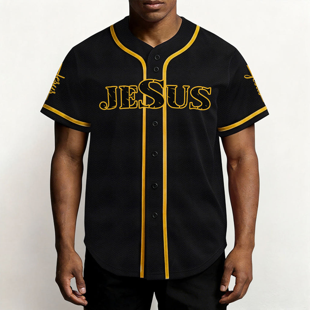 Christianartworkshop Camiseta de béisbol con la cruz de Jesús, clavos y corona de espinas - image 4