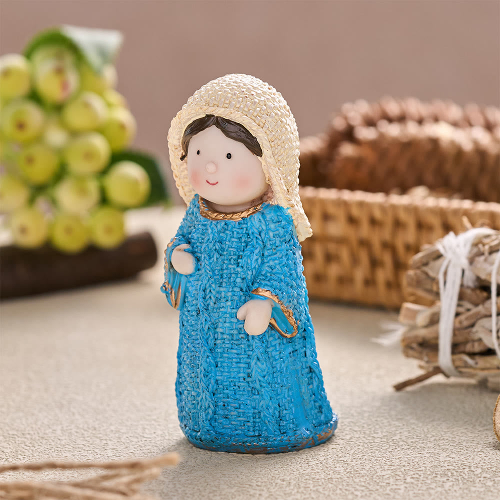Christianartworkshop Mini adornos de personajes del Nacimiento: símbolo de la tranquila armonía celestial. - image 7
