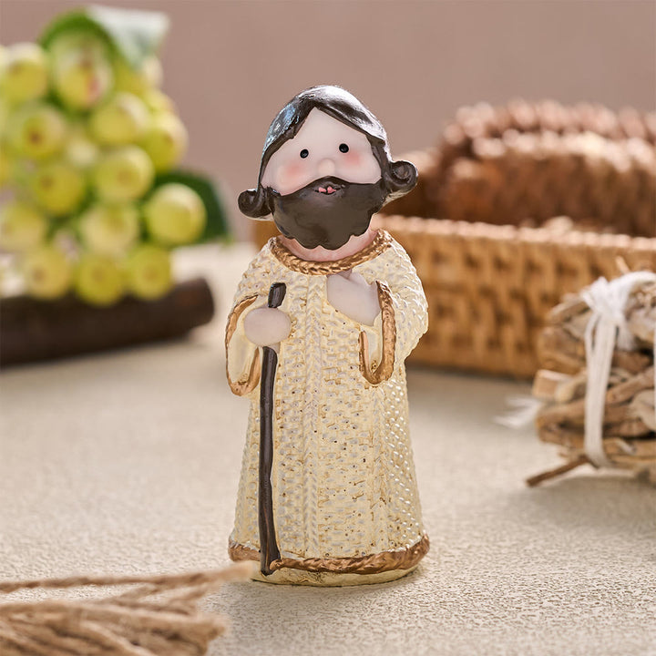 Christianartworkshop Mini adornos de personajes del Nacimiento: símbolo de la tranquila armonía celestial. - image 5