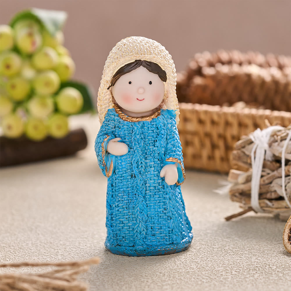 Christianartworkshop Mini adornos de personajes del Nacimiento: símbolo de la tranquila armonía celestial. - image 6