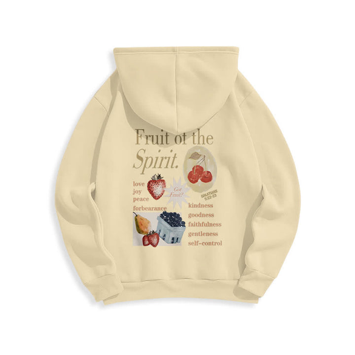 Christianartworkshop Sudadera con capucha de poliéster forrada de felpa con estampado de fresas Fruit Of the Spirit - image 10