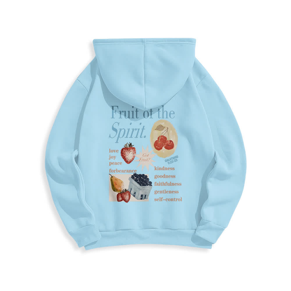 Christianartworkshop Sudadera con capucha de poliéster forrada de felpa con estampado de fresas Fruit Of the Spirit - image 22