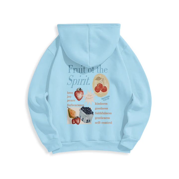 Christianartworkshop Sudadera con capucha de poliéster forrada de felpa con estampado de fresas Fruit Of the Spirit - image 22