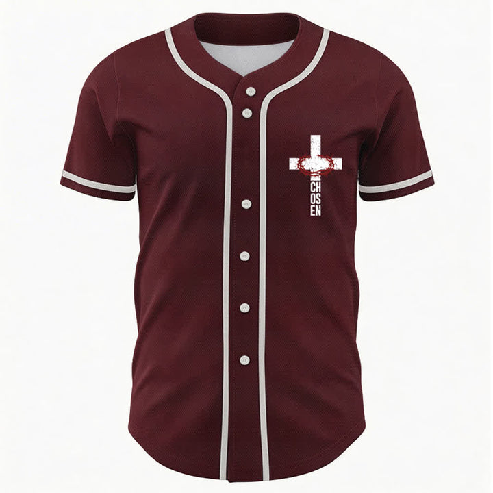 Christianartworkshop Jesús EL CAMINO LA VERDAD LA VIDA Camiseta de béisbol con botones - image 16