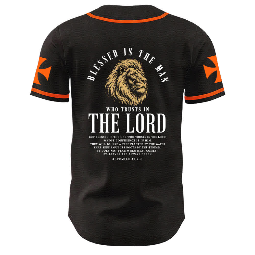 Christianartworkshop Jesús Camino al Cielo Jeremías 17:7-8 Camiseta de béisbol - image 36