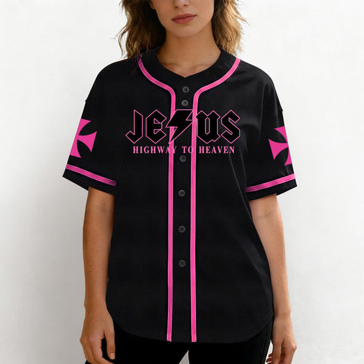 Christianartworkshop Jesús Camino al Cielo Jeremías 17:7-8 Camiseta de béisbol - image 25