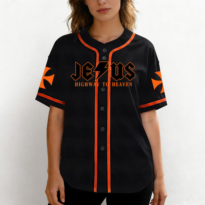 Christianartworkshop Jesús Camino al Cielo Jeremías 17:7-8 Camiseta de béisbol - image 39