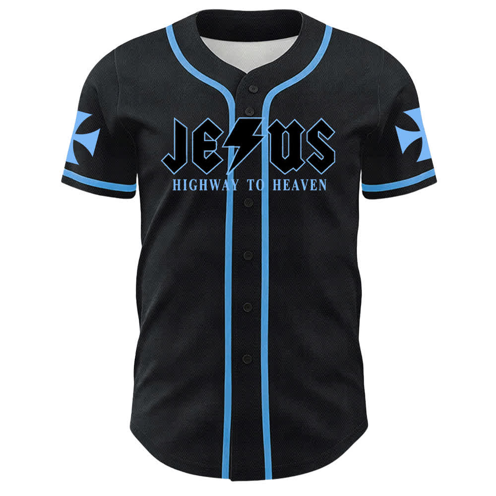 Christianartworkshop Jesús Camino al Cielo Jeremías 17:7-8 Camiseta de béisbol - image 44