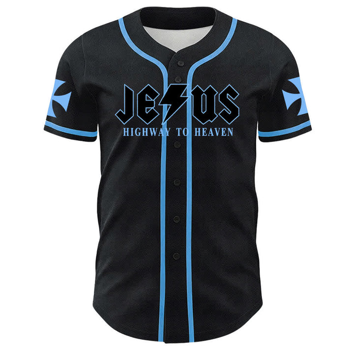 Christianartworkshop Jesús Camino al Cielo Jeremías 17:7-8 Camiseta de béisbol - image 44
