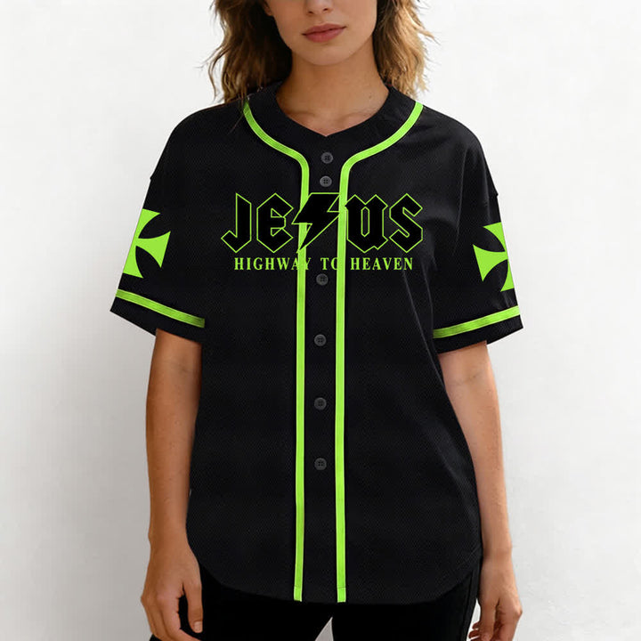 Christianartworkshop Jesús Camino al Cielo Jeremías 17:7-8 Camiseta de béisbol - image 62