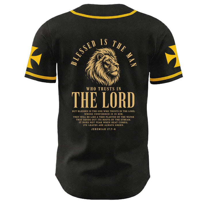Christianartworkshop Jesús Camino al Cielo Jeremías 17:7-8 Camiseta de béisbol - image 1